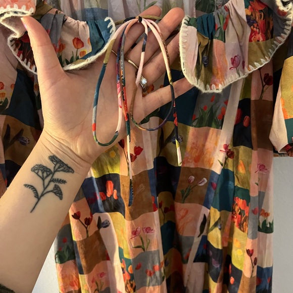 Patchwork floral Casual Maxi Sundress - Picture 3 of 3